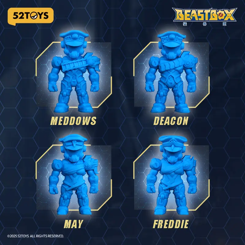 52TOYS 1/4 SQUAD FIREPOWER ROBO, Deformation Toys Action Figure, Collectible Converting Toys