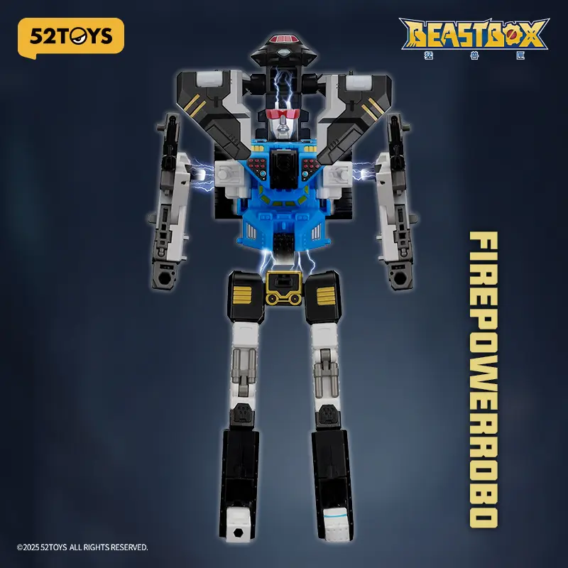 52TOYS 1/4 SQUAD FIREPOWER ROBO, Deformation Toys Action Figure, Collectible Converting Toys