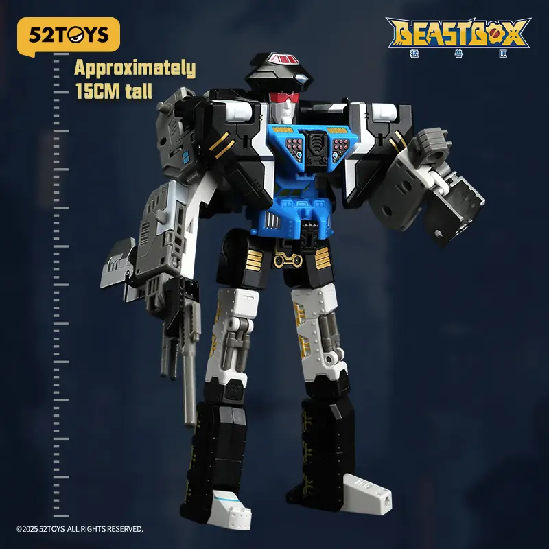 52TOYS 1/4 SQUAD FIREPOWER ROBO, Deformation Toys Action Figure, Collectible Converting Toys