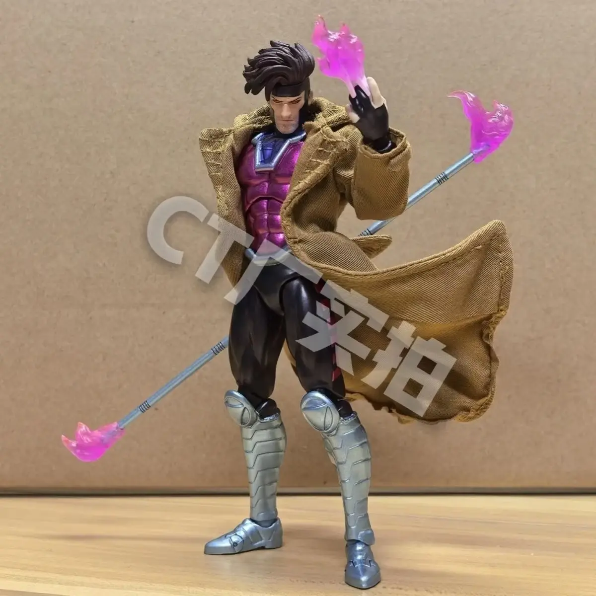 Hot-New Ct Toys Gambit Figure Mafex 131 X-Men Wolverine SHF Anime Action Figure Figurine Statue Model Customized Gifts Kids Toys