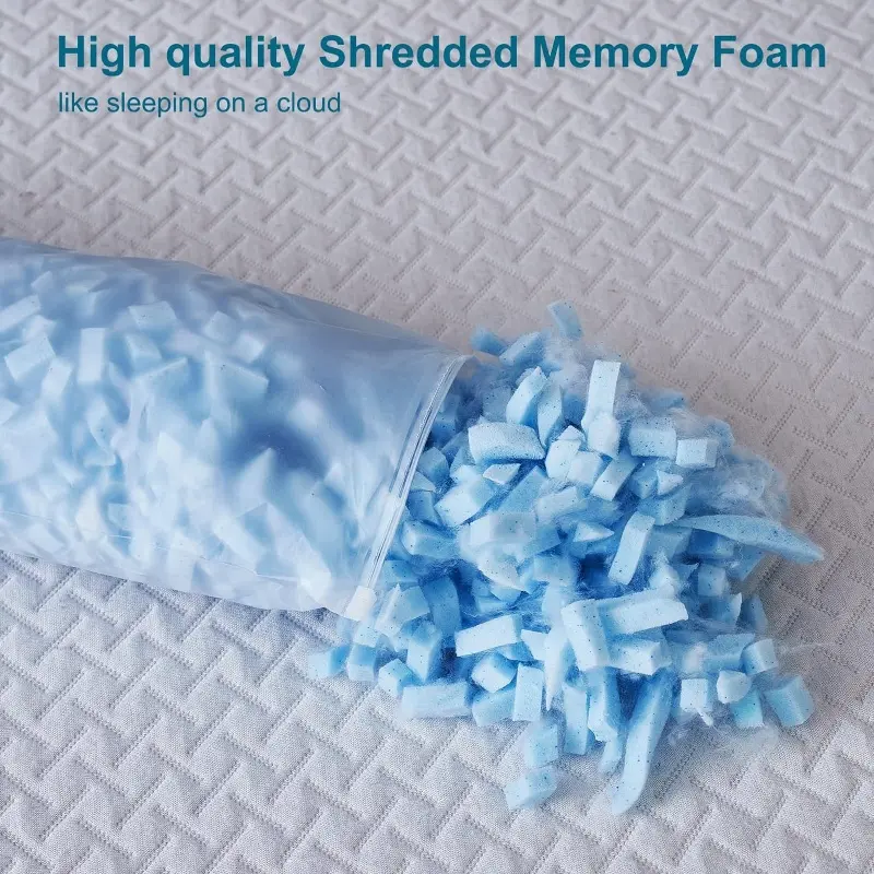 1pc Summer Cooling Pillow For Home Hotel,Cool Silky Ice Fiber Pilowcase,Soft Memory Foam Sleep Pillows Drop Shipping 51*66cm