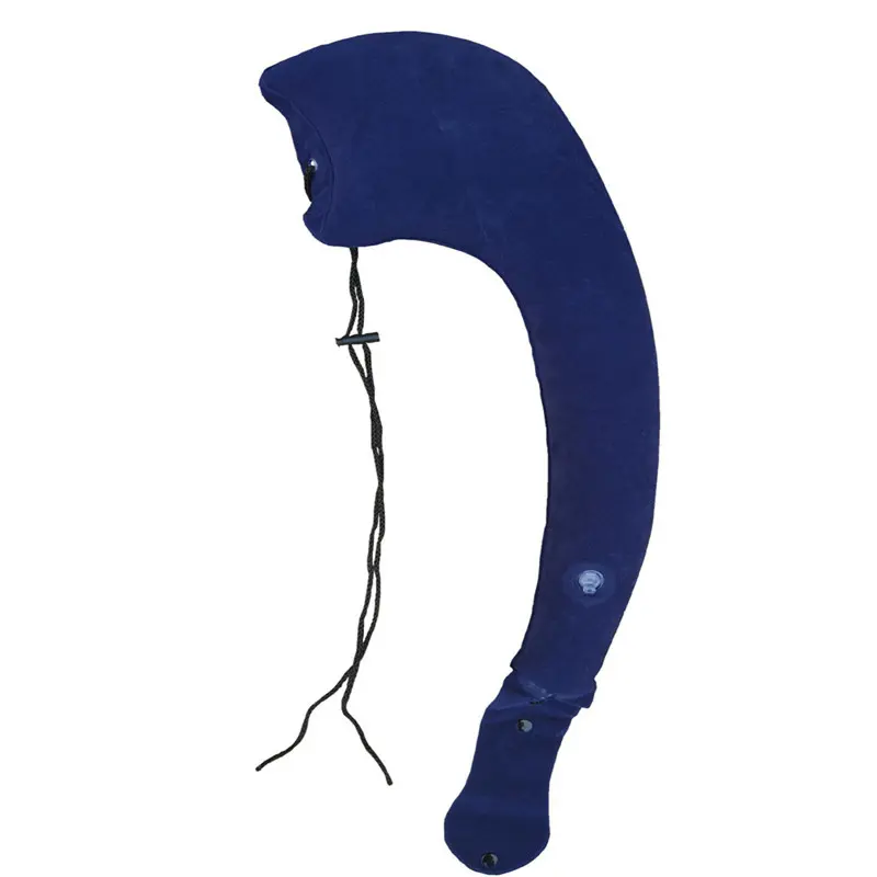 PVC Travel Pillow Inflatable Air Portable Headrest Chin Support Cushions for Airplane Plane Car Office Rest Neck Nap Pillow