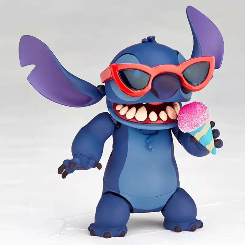New Kaiyodo Stitch Action Figure Revoltech Stitch Figurine 626 Joint Movable Figures Kid Toys Children Gifts