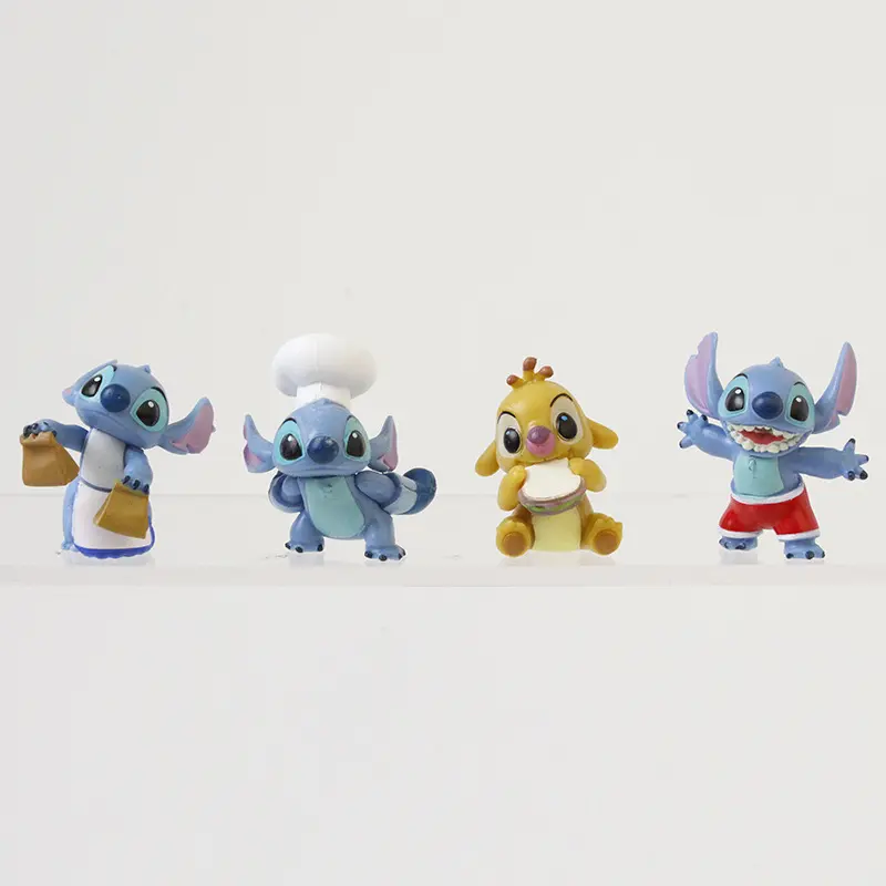 8pcs/Set Stitch Figure Toys PVC Figure Collectible Model Toys for Children Birthday Gift