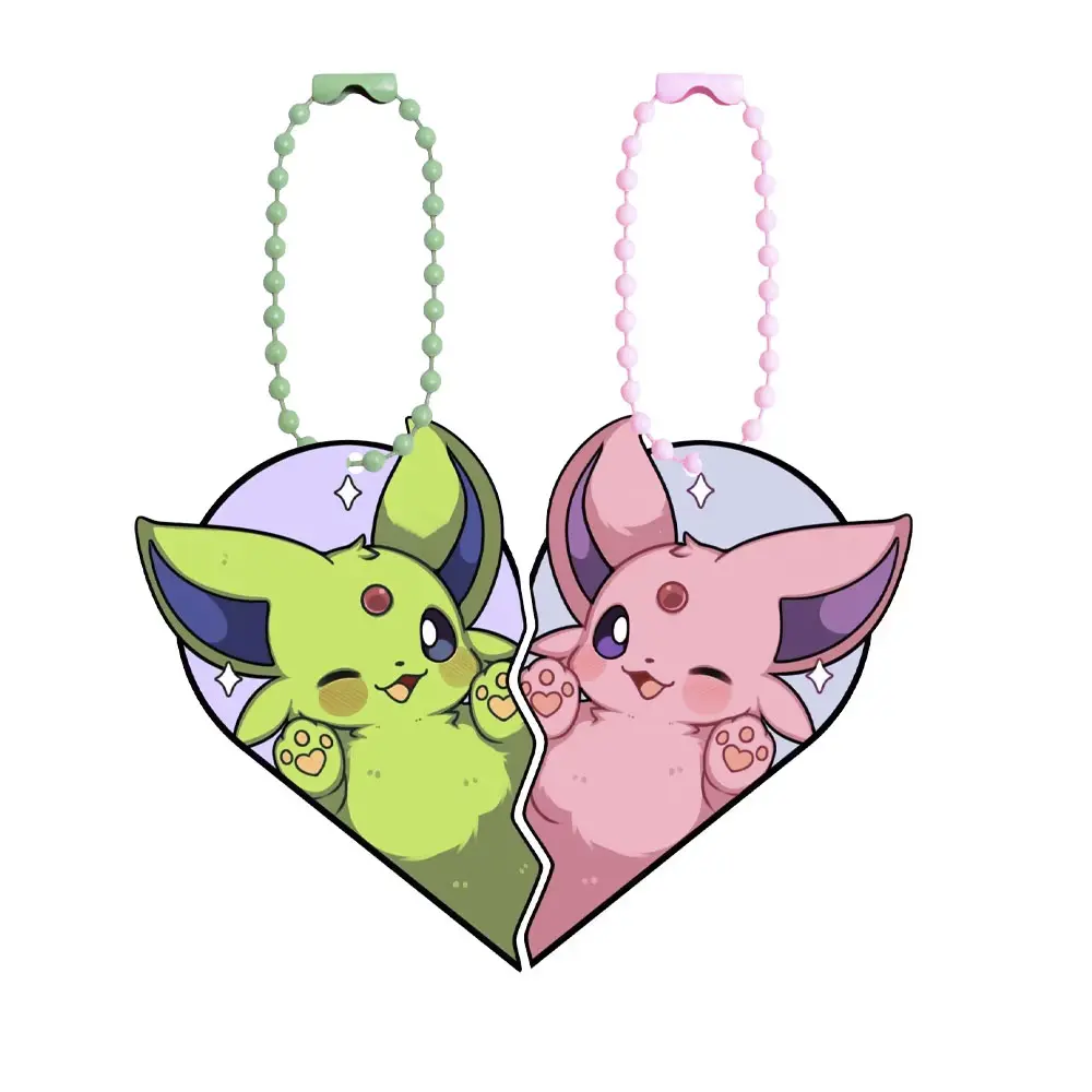Pokemon Eevee Umbreon Espeon Sylveon Jolteon Flareon Acrylic Keychains Diy Action Figures Anime Classics Game Collection Toy