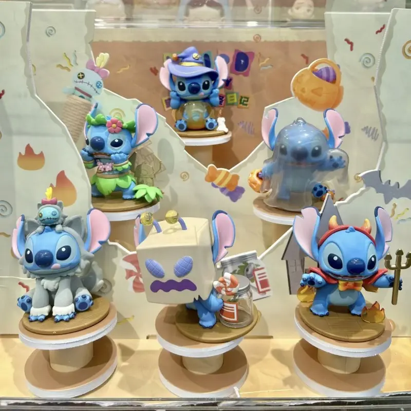 Stitch funny diary blind box interstellar baby Stitch figure trendy toy doll ornaments surprise box cute cartoon character doll
