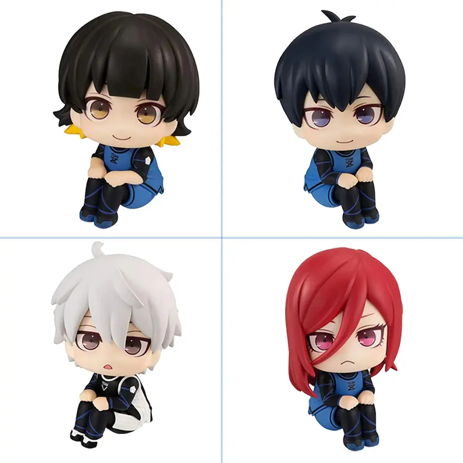 11CM Isagi Yoichi Doll Blue Lock Action Figures Q Version Chigiri Hyoma Bachira Meguru Nagi Seishiro Figure PVC Ornament Toys