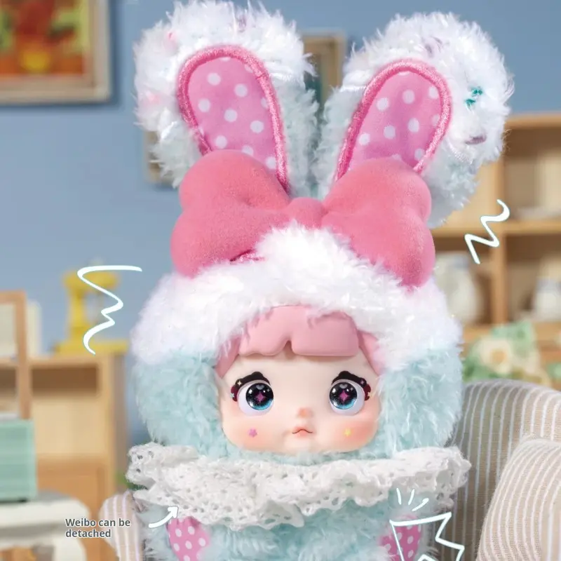 New Original Nommi baby-Sweetheart Bunny Series Blind Box Doll Hanging Ornament Soft Stuffed Toys Collectible Girl Birthday Gift