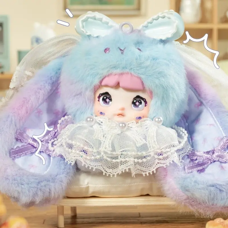 New Original Nommi baby-Sweetheart Bunny Series Blind Box Doll Hanging Ornament Soft Stuffed Toys Collectible Girl Birthday Gift