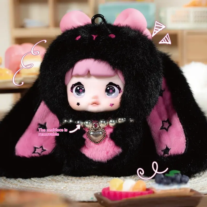 New Original Nommi baby-Sweetheart Bunny Series Blind Box Doll Hanging Ornament Soft Stuffed Toys Collectible Girl Birthday Gift
