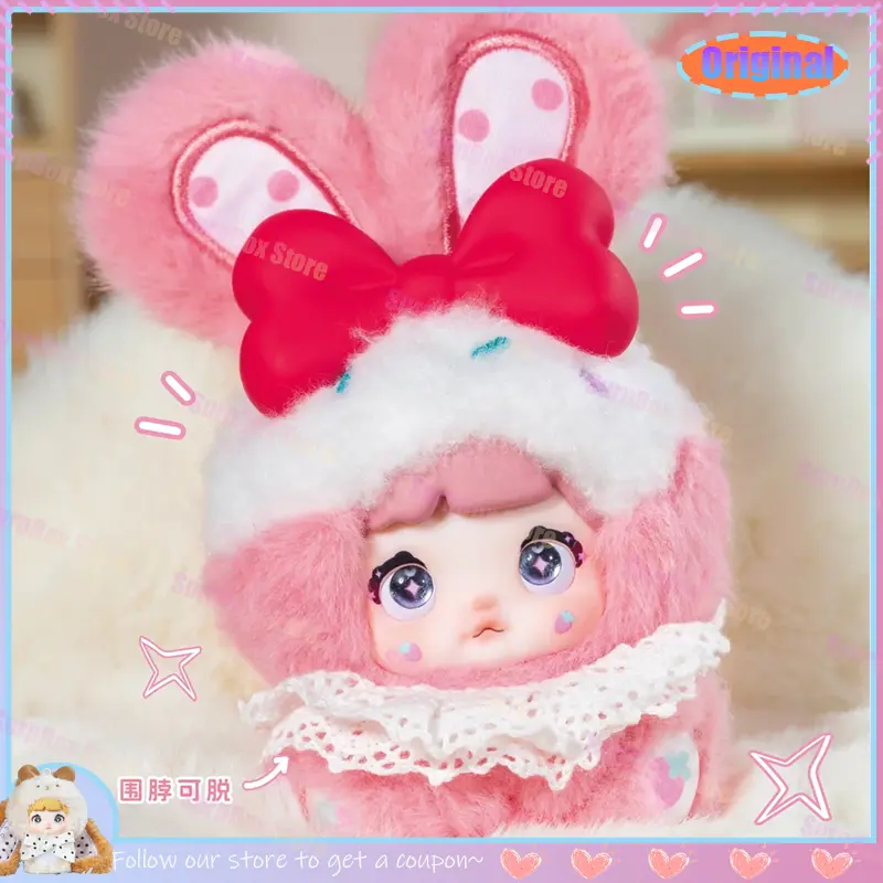 New Original Nommi baby-Sweetheart Bunny Series Blind Box Doll Hanging Ornament Soft Stuffed Toys Collectible Girl Birthday Gift