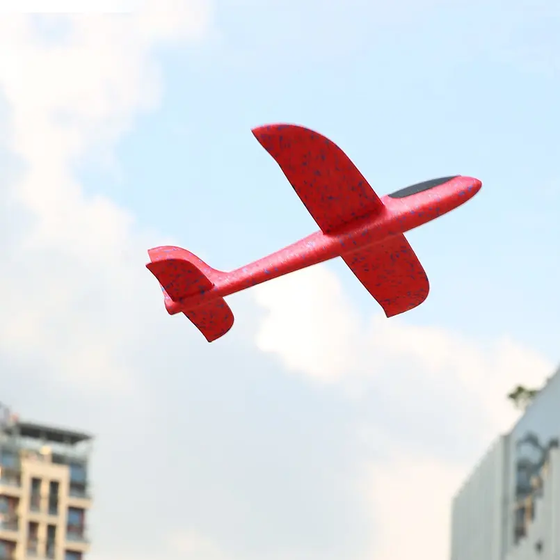 49CM Hand Throw  Free Fly Glider Planes Foam  Model EPP  Breakout Aircraft Party Game Children Outdoor Fun Gift Toys For Kids