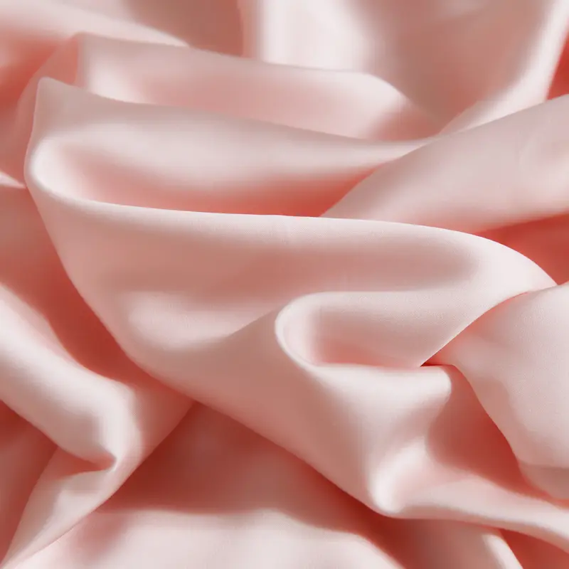 US queen Top Sheet,Pink Silky Breathable Lyocell Fiber Flat Sheet,228*259cm*1pc Skin-Friendly Wedding Home Girl Bed Linens
