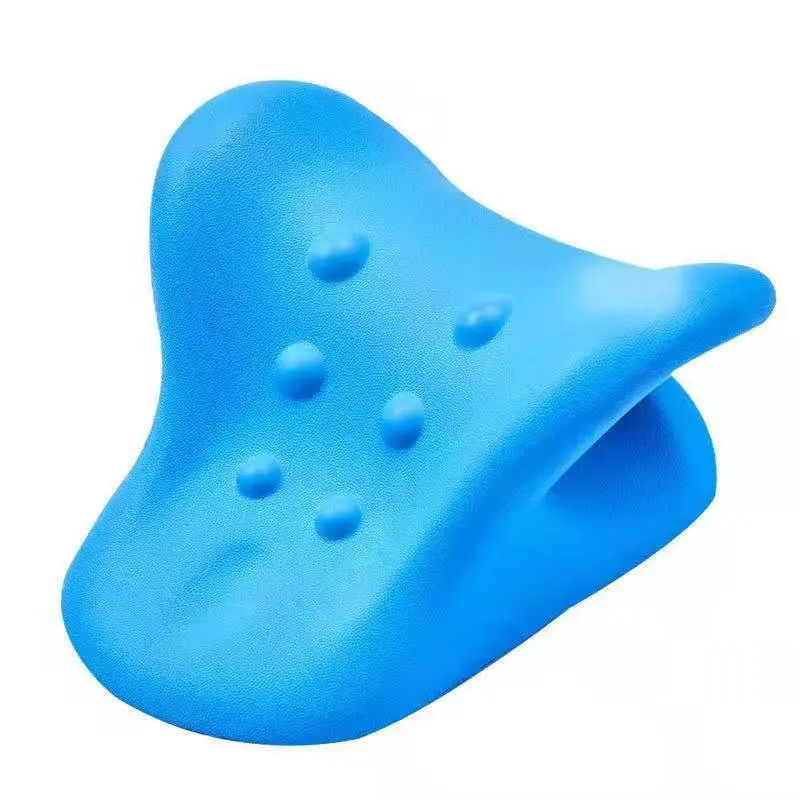 Neck Shoulder Stretcher Relaxer Cervical Chiropractic Traction Device Massage Pillow for Pain Relief Cervical Spine Alignment
