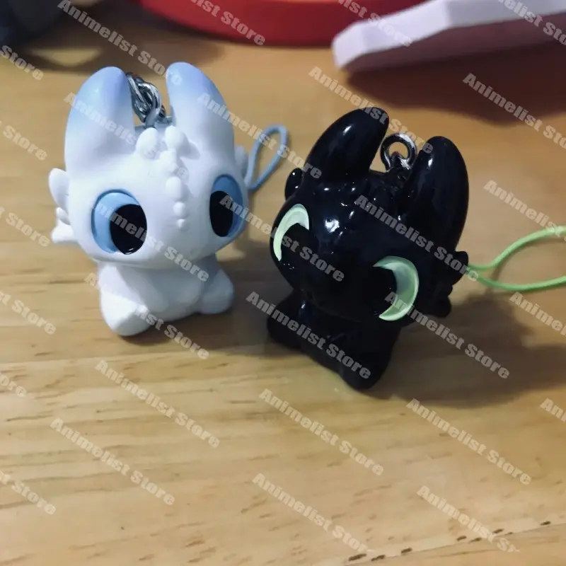 How To Train Your Dragon Figure Toothless Key Chain Cartoon Anime Doll Decoration Small Ornament  Diy Bag Accessories Toys Gifts