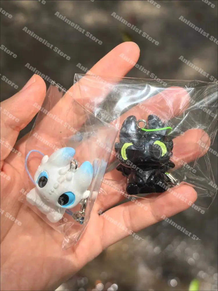 How To Train Your Dragon Figure Toothless Key Chain Cartoon Anime Doll Decoration Small Ornament  Diy Bag Accessories Toys Gifts
