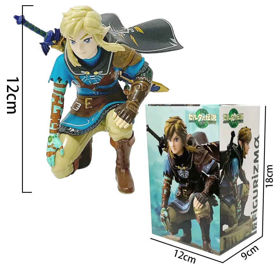 12CM The Legend of Zelda Anime Figure Link Treasure Box Monster Anime Figure Toys Action Figurine Model Collection Doll Toy Gift