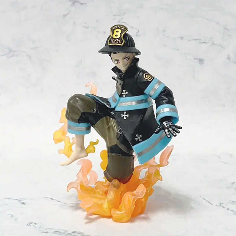 In Stock Original KOTOBUKIYA ARTFX J Fire Force Shinra Kusakabe Anime Finished Model Toy Gift Collection