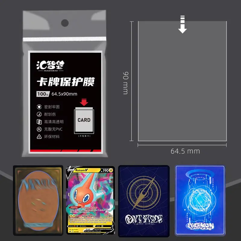 High Quality Transparent clear for MTG Card Sleeves Protector For Magic Gathering Board Game TCG YGO/PKM Football Basketball
