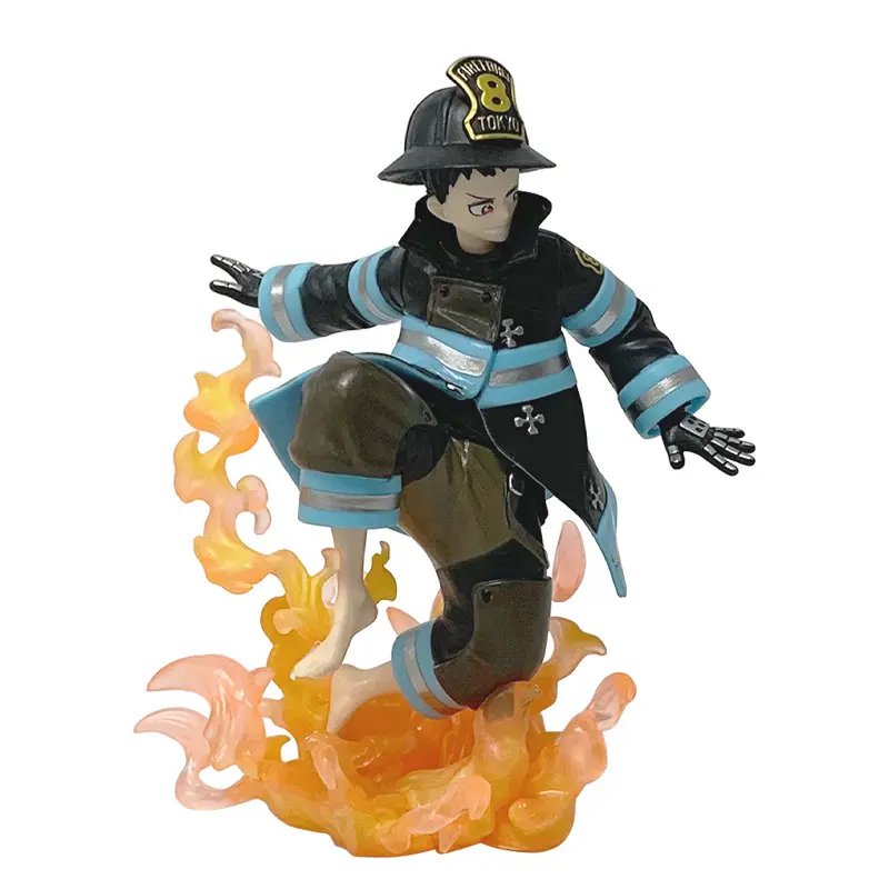 In Stock Original KOTOBUKIYA ARTFX J Fire Force Shinra Kusakabe Anime Finished Model Toy Gift Collection
