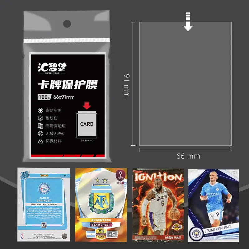 High Quality Transparent clear for MTG Card Sleeves Protector For Magic Gathering Board Game TCG YGO/PKM Football Basketball