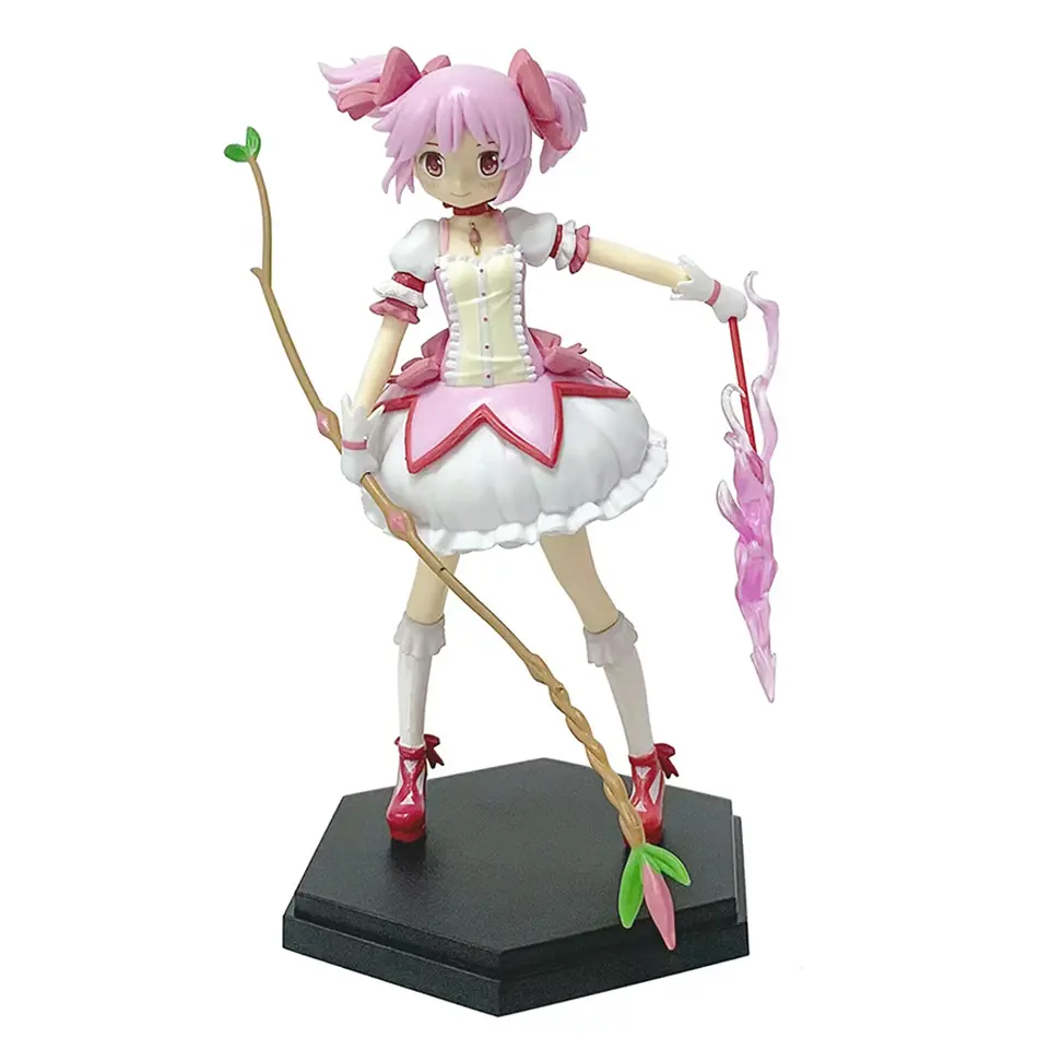 17-18cm Puella Magi Madoka Magica Aniem Figure Kaname Madoka Magic Girl PVC Anime Action Figures Anime Cartoon Model Toy Gifts