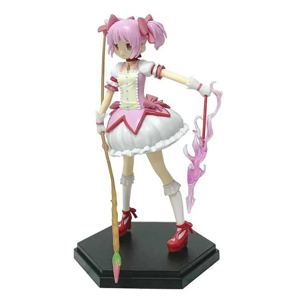 17-18cm Puella Magi Madoka Magica Aniem Figure Kaname Madoka Magic Girl PVC Anime Action Figures Anime Cartoon Model Toy Gifts