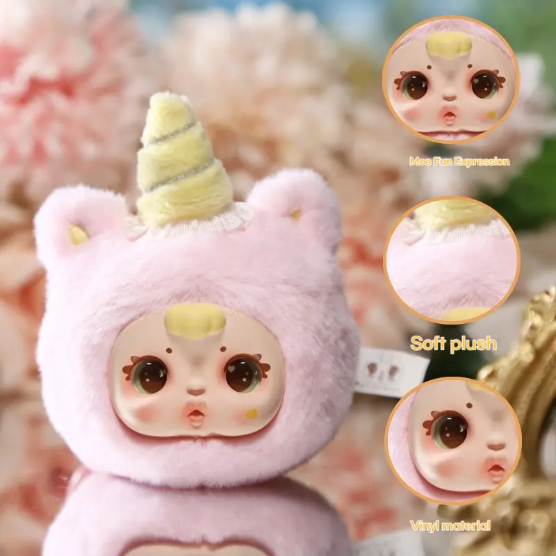 Genuine MM Milk Candy Series Blind Box Plush Keychain Cute Doll Pendant Bag Desktop Ornament Surprise Gifts Action Figure Toys