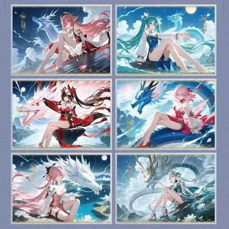 Mika Wholesales Goddess Story Collection A4 Card Booster Box Wave1 Hundreds Of Monsters Binder Waifu Kids Playing Squid Game