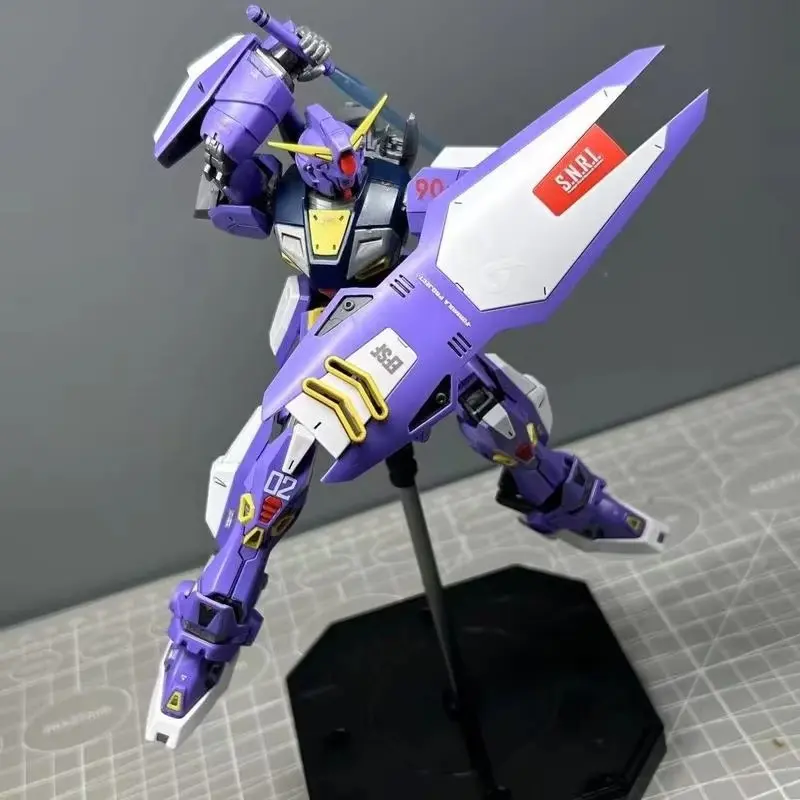 MG 1/100 F90 II Purple Limited Edition Mech Assembly Model Kit Collectible Action Figure for Desktop Decoration Toy for Children