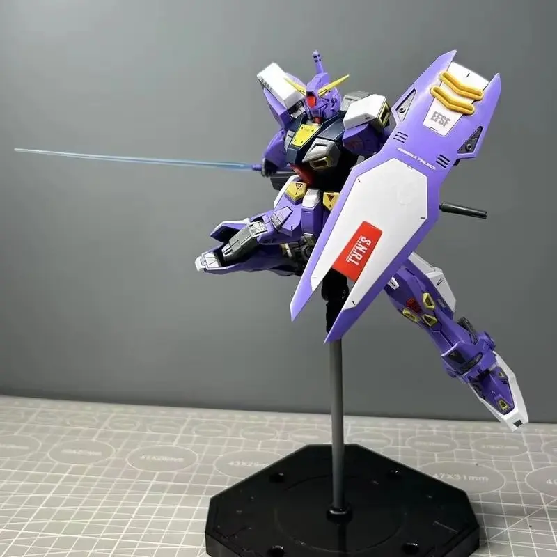 MG 1/100 F90 II Purple Limited Edition Mech Assembly Model Kit Collectible Action Figure for Desktop Decoration Toy for Children