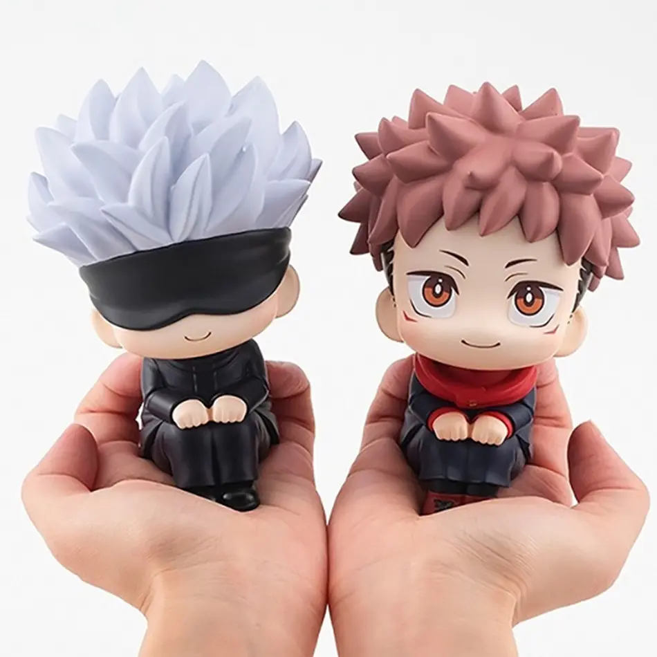 Anime 10cm Jujutsu Kaisen Figure Itadori Yuji Gojo Satori Fushiguro Megumi Kugisaki Kawaii Toy Car Decoration PVC Model Gift Hot