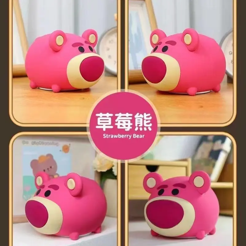Cute Toy Story Lotso Alien Nightlight Pat Silicone Lamp Bedroom Bedside Eye Protection Atmosphere Lamp Christmas Birthday Gift