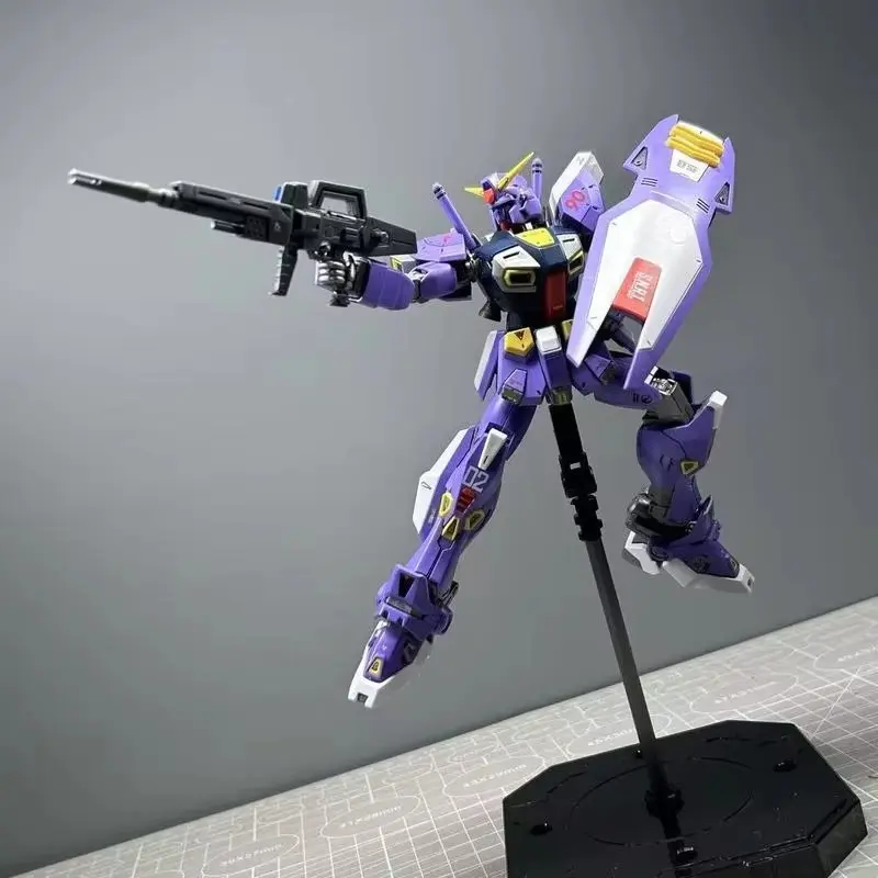 MG 1/100 F90 II Purple Limited Edition Mech Assembly Model Kit Collectible Action Figure for Desktop Decoration Toy for Children