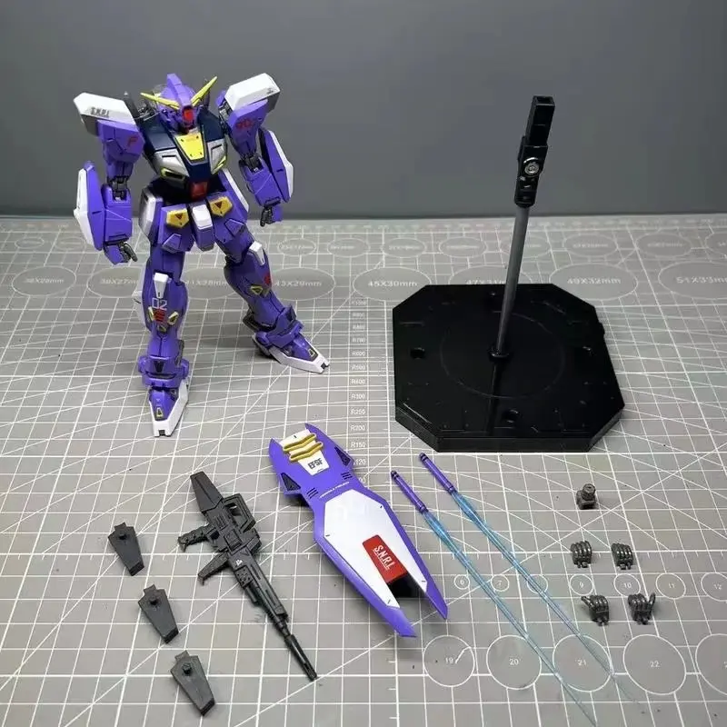 MG 1/100 F90 II Purple Limited Edition Mech Assembly Model Kit Collectible Action Figure for Desktop Decoration Toy for Children