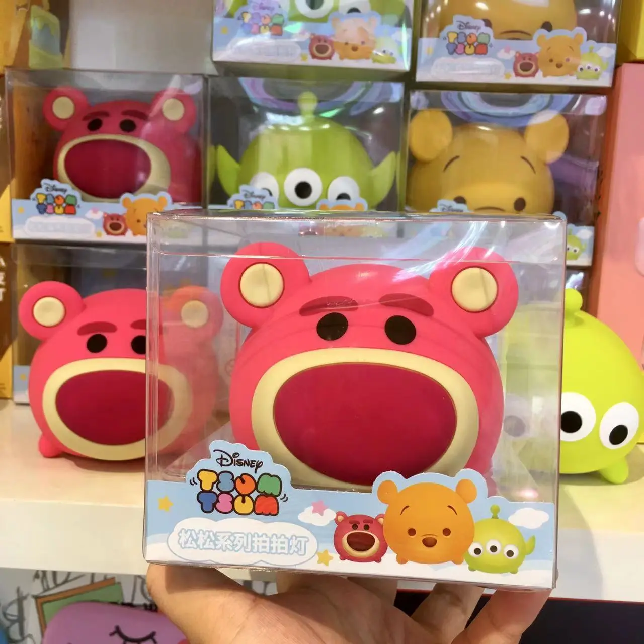 Cute Toy Story Lotso Alien Nightlight Pat Silicone Lamp Bedroom Bedside Eye Protection Atmosphere Lamp Christmas Birthday Gift