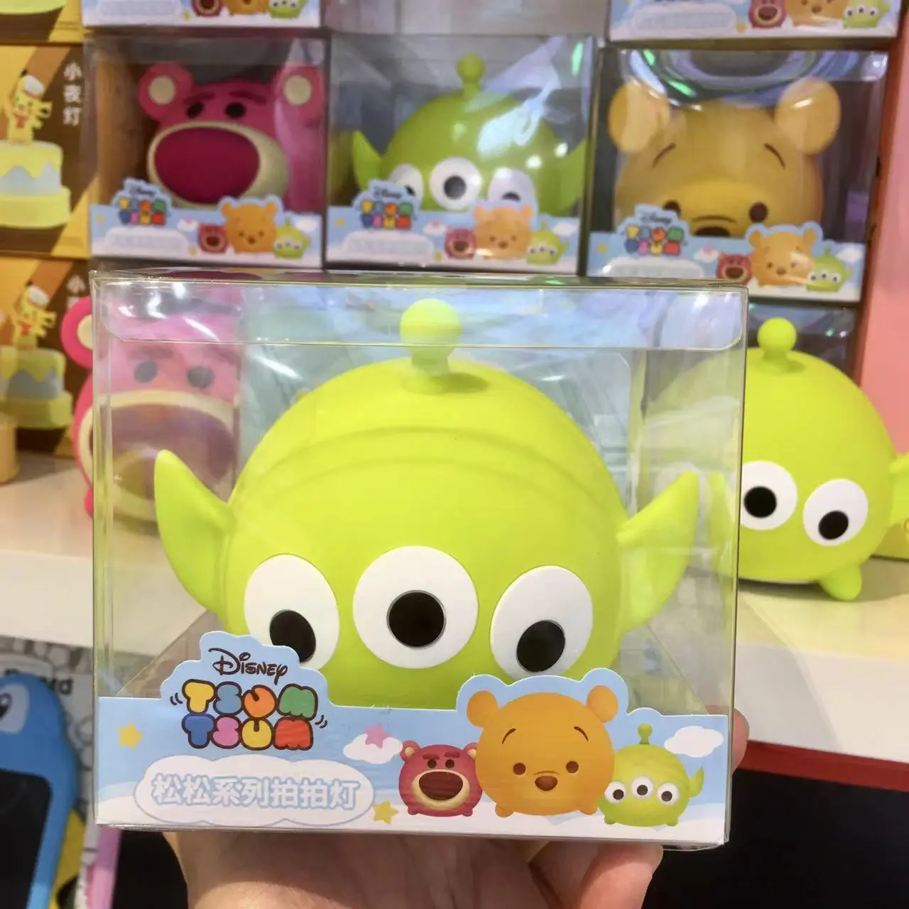 Cute Toy Story Lotso Alien Nightlight Pat Silicone Lamp Bedroom Bedside Eye Protection Atmosphere Lamp Christmas Birthday Gift