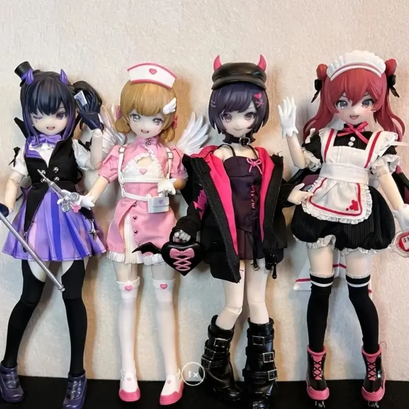 Anime Neo Eden 1/6 BJD Nightmare Twins Series Blind Box Kawaii Action Figure Toy Collectible Mystery Gift for Fans