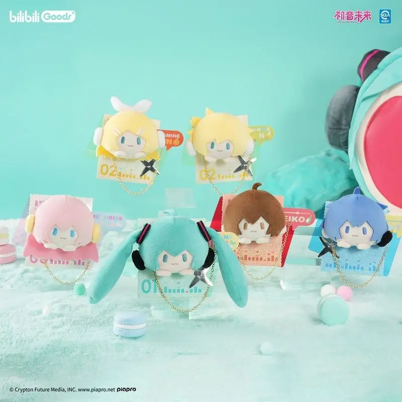 Genuine Hatsune Miku Patch Series Brooch Badge Anime Collectible Accessories Ornament Meiko Kaito Rin Len Design Gift For Fans