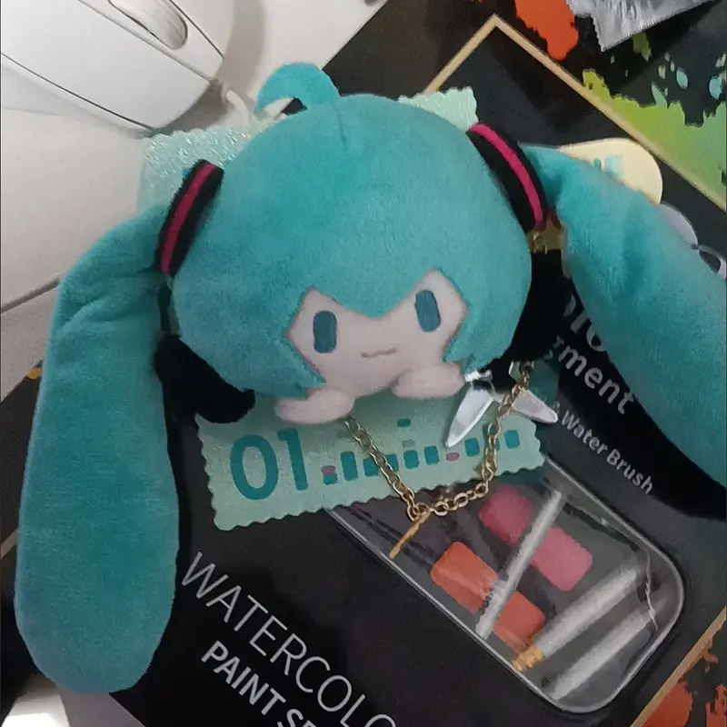 Genuine Hatsune Miku Patch Series Brooch Badge Anime Collectible Accessories Ornament Meiko Kaito Rin Len Design Gift For Fans