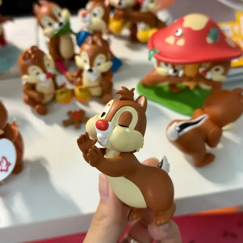 Disney Chip And Dale Brothers Good Series Blind Box Anime Figure Kawai Desktop Ornaments Doll Collection Model Toy Birthday Gift