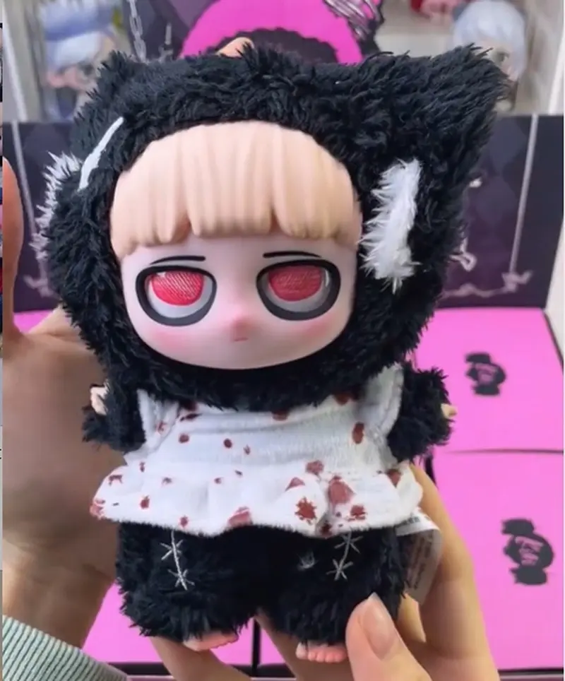 Kiki Little Key Blind Box - Gothic Style Night Elf Plush Pendant Trendy Collectible Toy for Girls Birthday Gift Authentic Design