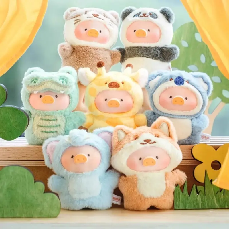 Lulu Pig Animal Party Forest Theatre Series Blind Box Mystery Anime Figure Collection Kids Custom Gift Decoration Trendy Toy