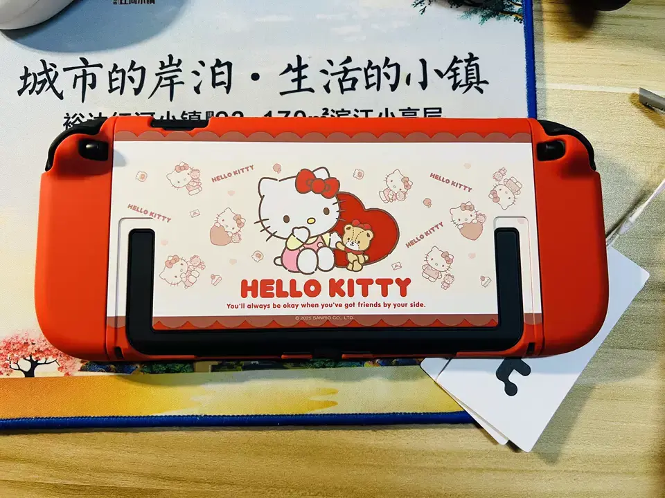 Original Wanted Switch 2 Protective Case Plug In Base Ns2 Protective Case Hello Kitty Kuromi Cinnamoroll Game Peripherals Gift