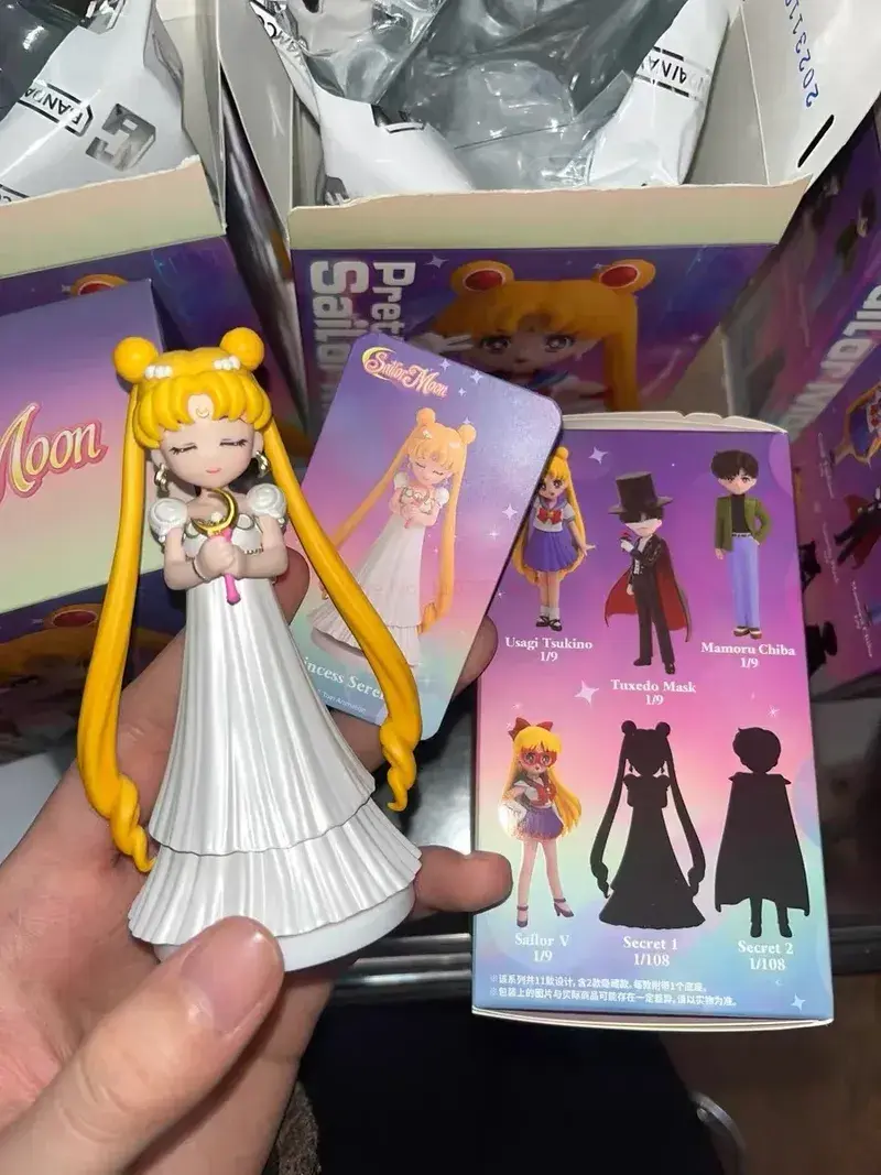 Sailor Moon Blind Box With Sweet And Cute Facial Features Clever And Dynamic Desktop Collection Decoration Mystey Boxes Toy Gift