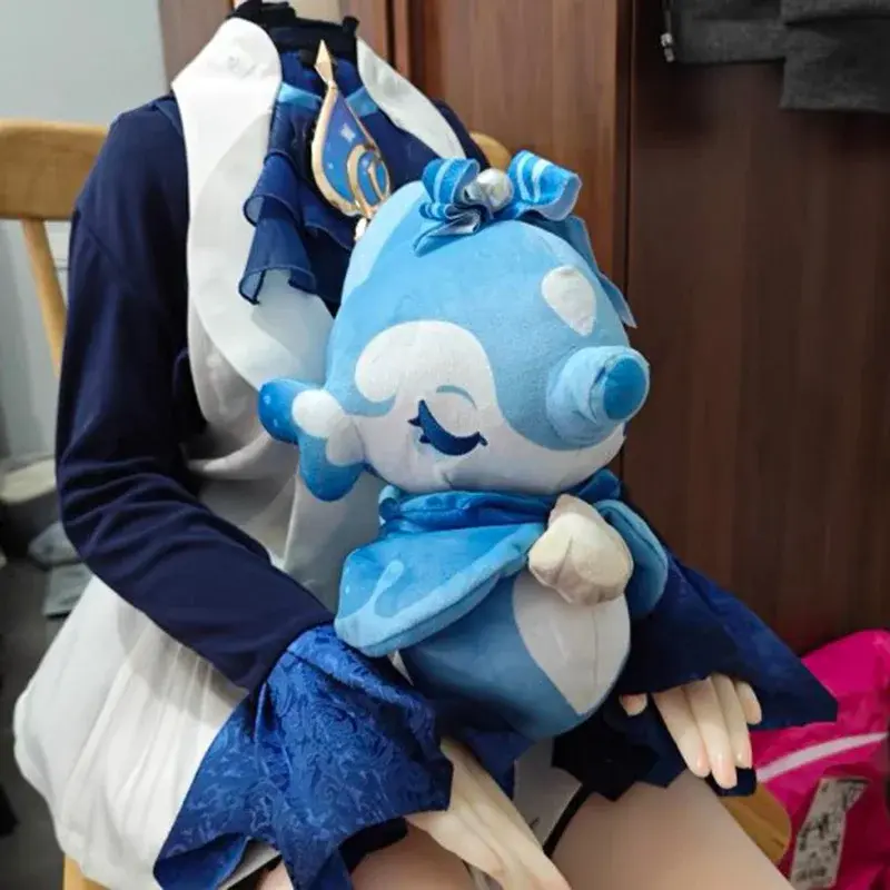 Genshin Impact Anime Figure Surintendante Chevalmarin Fluffy Doll Soft Collection Toy Stuffed Animal for Fans Movie TV Gift