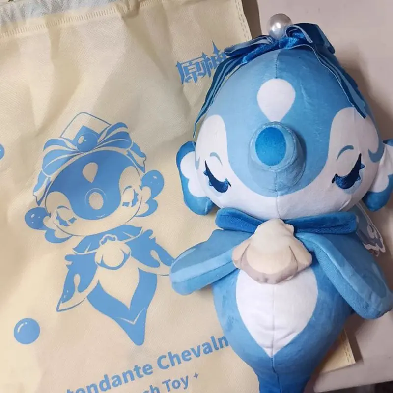 Genshin Impact Anime Figure Surintendante Chevalmarin Fluffy Doll Soft Collection Toy Stuffed Animal for Fans Movie TV Gift