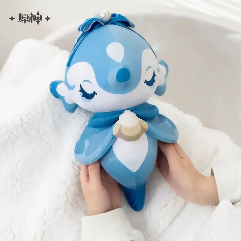 Genshin Impact Anime Figure Surintendante Chevalmarin Fluffy Doll Soft Collection Toy Stuffed Animal for Fans Movie TV Gift