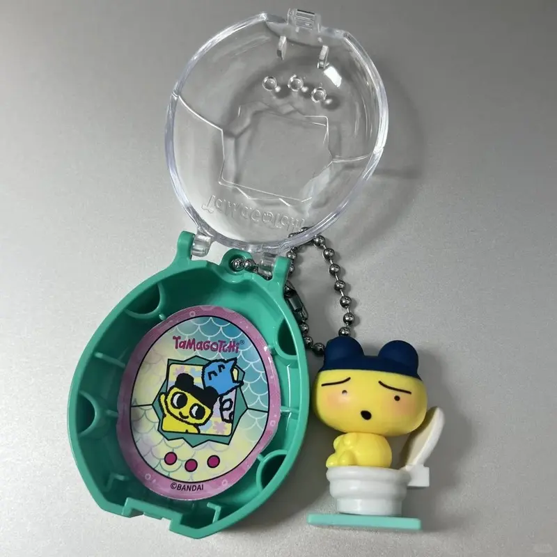 Bandai Tamagotchi Tama-Chan Pooptime Pendant Bean Series Blind Box Mr.Koigari Collectible Anime Game Figurine Toy Birthday Gift