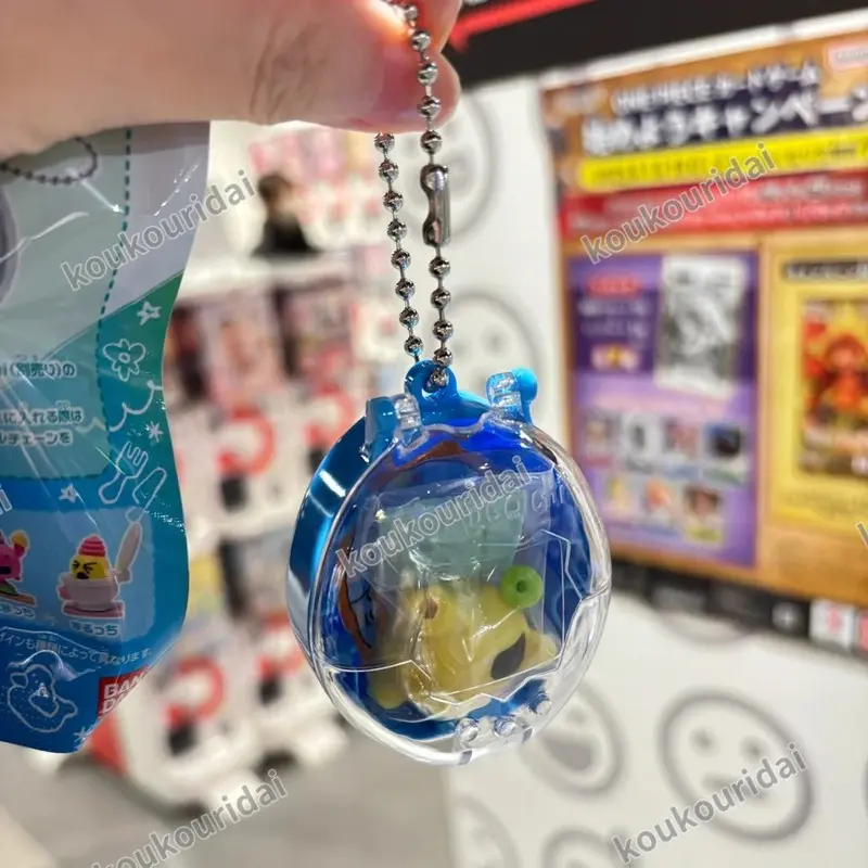 Bandai Tamagotchi Tama-Chan Pooptime Pendant Bean Series Blind Box Mr.Koigari Collectible Anime Game Figurine Toy Birthday Gift
